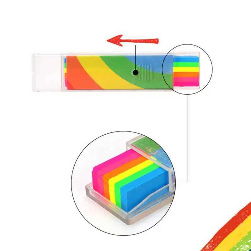 Body Paint Rainbow Face Paint Stick Body Tattoo Colored Pigment Pen Fluorescent Crayon Washable Adult Kid Party Favors Makeup Cosmetic Tool d240424