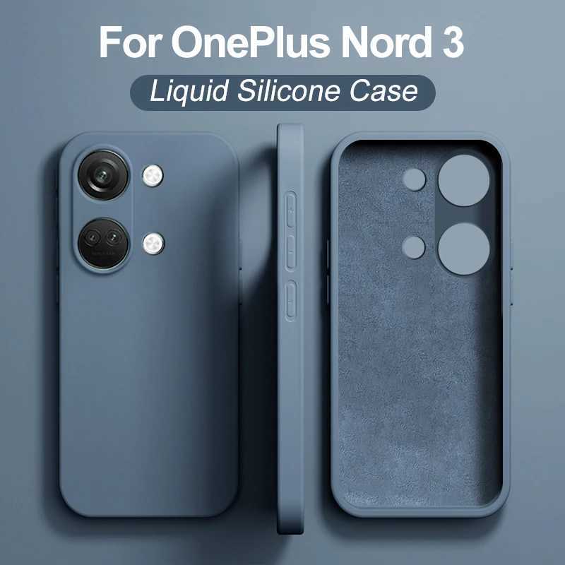 Cell Phone Cases For OnePlus Nord 3 Case Liquid Silicone Full Protection Soft Cover For OnePlus Nord 3 One Plus Nord 3 Nord3 Phone Cases 240423