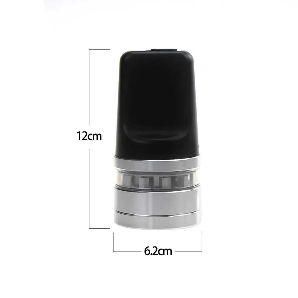 Electric Reciprocating Herb Grinder Smoke Shops Supplies USB Rechargeable Tobacco Shredder with Sharp Teeth Smoking Accessories Gift for Men