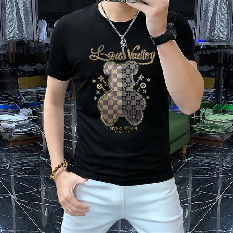 2024 Designer Luxury Men's T-shirt Summer Casual Short Sleeve Tshirt T Shirt High Quality Tees Tops For Mens Womens Letters Monogrammed T-shirts Shirts Asian Size M-5XL