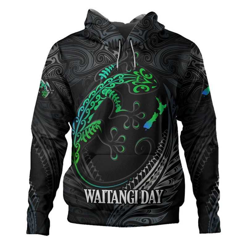 Heren Hoodies Sweatshirts Nieuw -Zeeland Rugby Kia Ora Silver varens Grafische hoodie Y2k vlag nieuw in hoodies Sweatshirts Hoodies voor mannen pullover kleding 240424