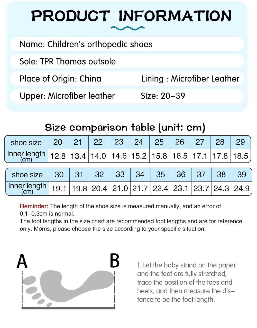 Sandals Ortoluckland Children Orthopedic Sandals For Kids Summer Leather Flat Feet Footwear Fashion Breathable Toddler Shoes Size22-32 240423