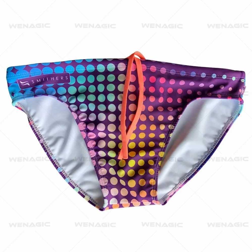 Herren Badebekleidung Herren Professionelle Schwimmschreibweise Bikini Schwimmstüle Sexy Sport Badebode sowie Größe Badeanzug Schnell trockener Strand -Surf Shorts D240424