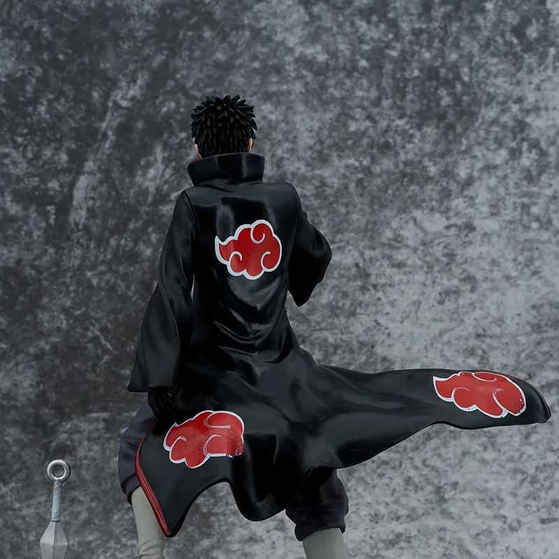 Acción Figuras de juguete Anime Figura 26cm Obito Uchiha Tobi Cabeza cambiable Figura de acción PVC Modelo de decoración de escritorio Regalo de juguete para Kid T240422