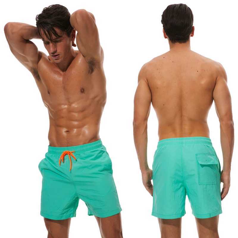 Herren Badebekleidung Datifer Herren Beach Kurzwasser -Surf Maillot de Bain Sport Man Board Shorts Bermuda Badebekleidung D240424