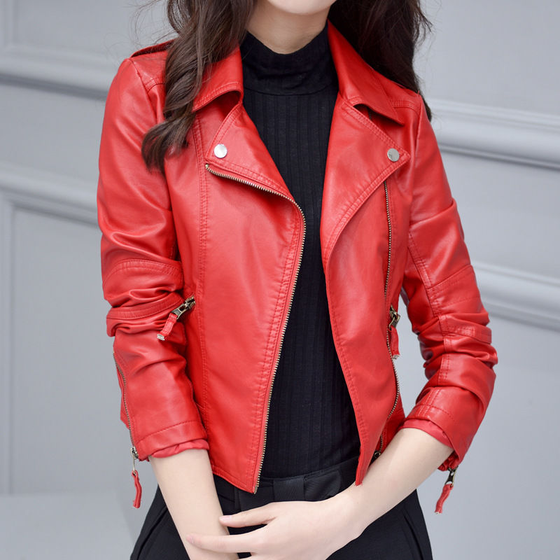 Designer Coats For Women Designer Jackets For Women Faux Leather Jacket Dames Kort Slim Pink Small Jacket Motorfiets Lederen jas groot formaat Vestido de Mujer