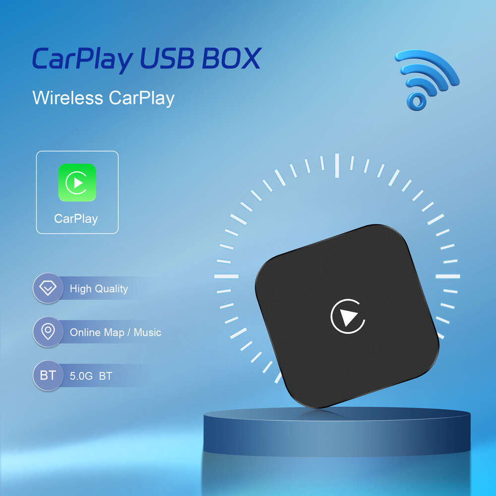 New Ai Box Carplay Car Adapter Apple Wireless Carplay Dongle Plug Play