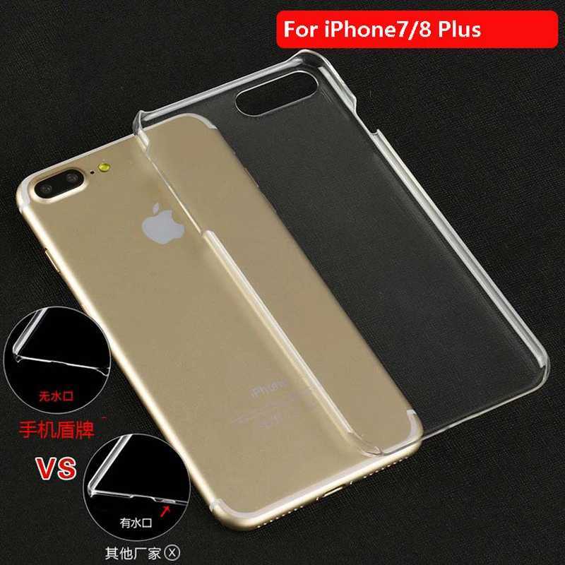 Études de téléphone portable Ultra mince transparente pour iPhone 15 14 13 12 Mini 11 Pro Max XR XS 7 8 Plus SE Shel de luxe Hard Shell Case de téléphone à moitié enveloppé 240423