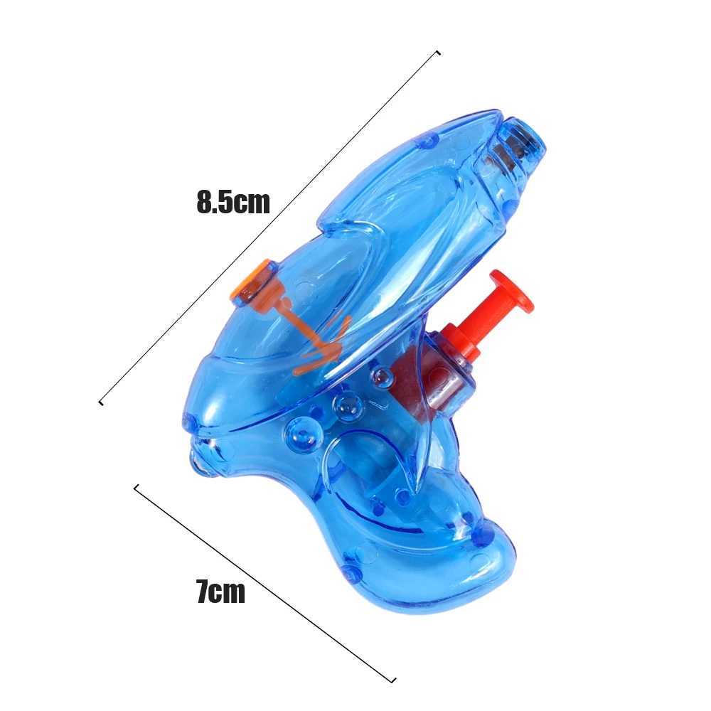 Gun Toys Guns for Water Children Toys Mini przezroczyste tryskacze pistolet wodny chłopcy dziewczęta spray do gier plaży Blaster Watergun prezent2404