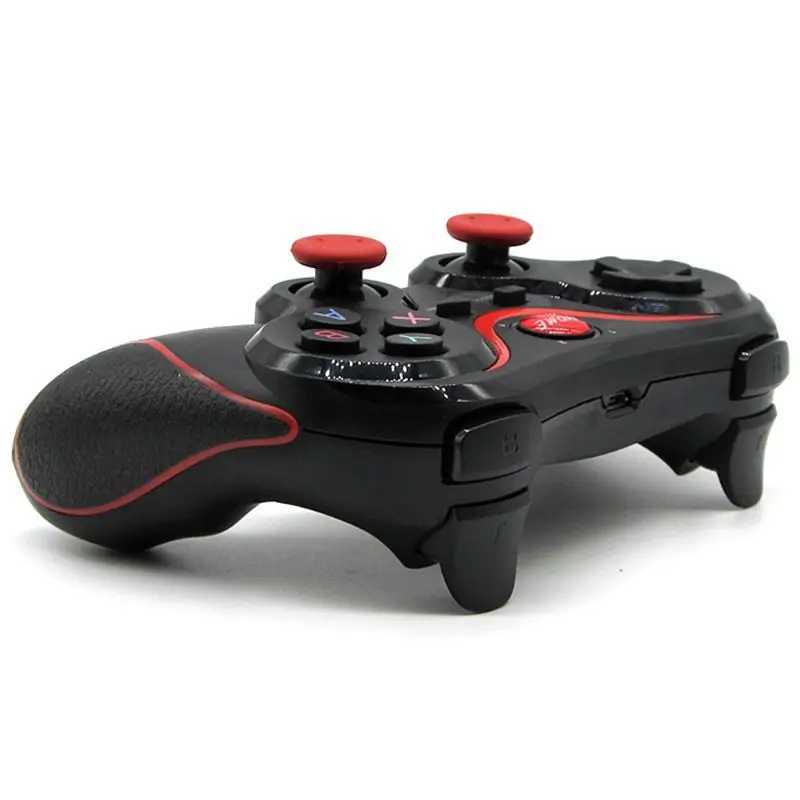 Spielcontroller Joysticks T3 Wireless Game Controller Bluetooth-kompatibler Gamepad Joystick für iOS Android-Handys Tablets D240424