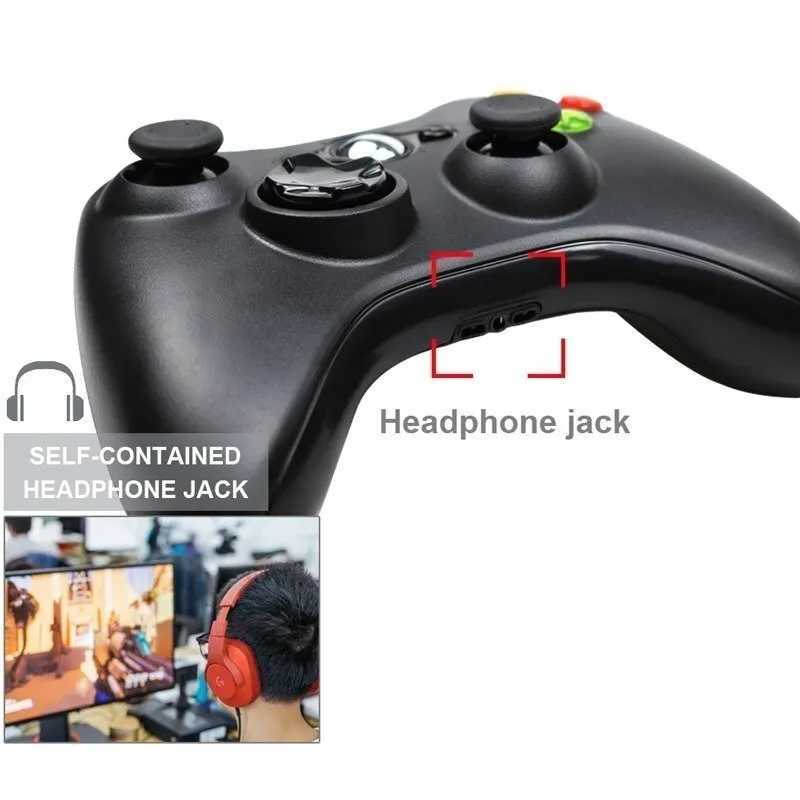 Kontrolery gier Joysticks Tektinter USB Pomider Kontroler gier na konsoli Xbox360 Joypad dla wygranej 7/8/Joystick Control Mando Gamepad dla Xbox 360 D240424