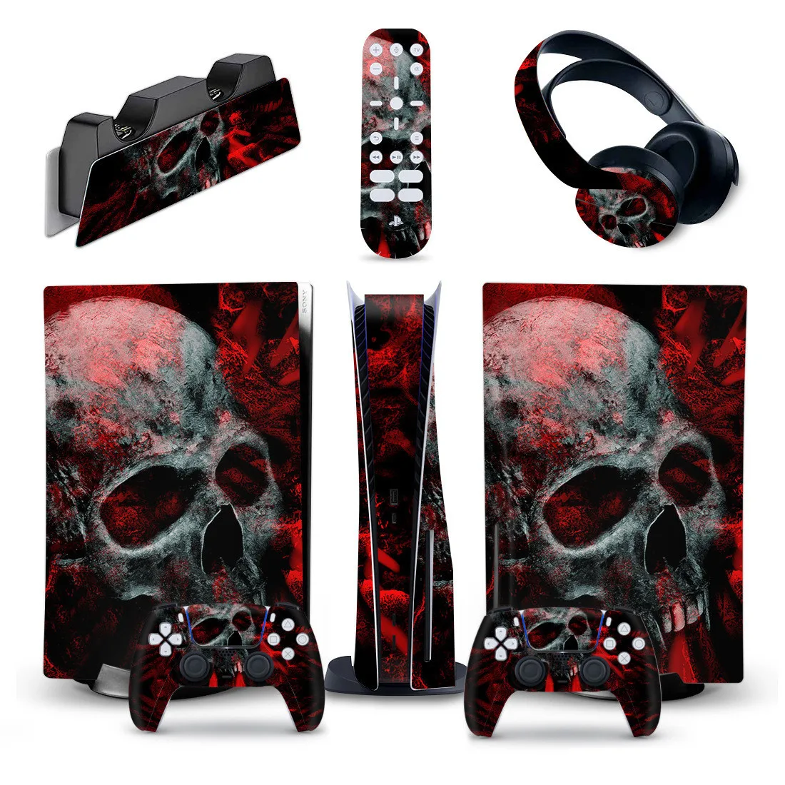 Stickers 5 in Skin Sticker For PlayStation5 Disk Edition Console Antislip Stickers For SONY PS 5 Controller Gameing Accessories