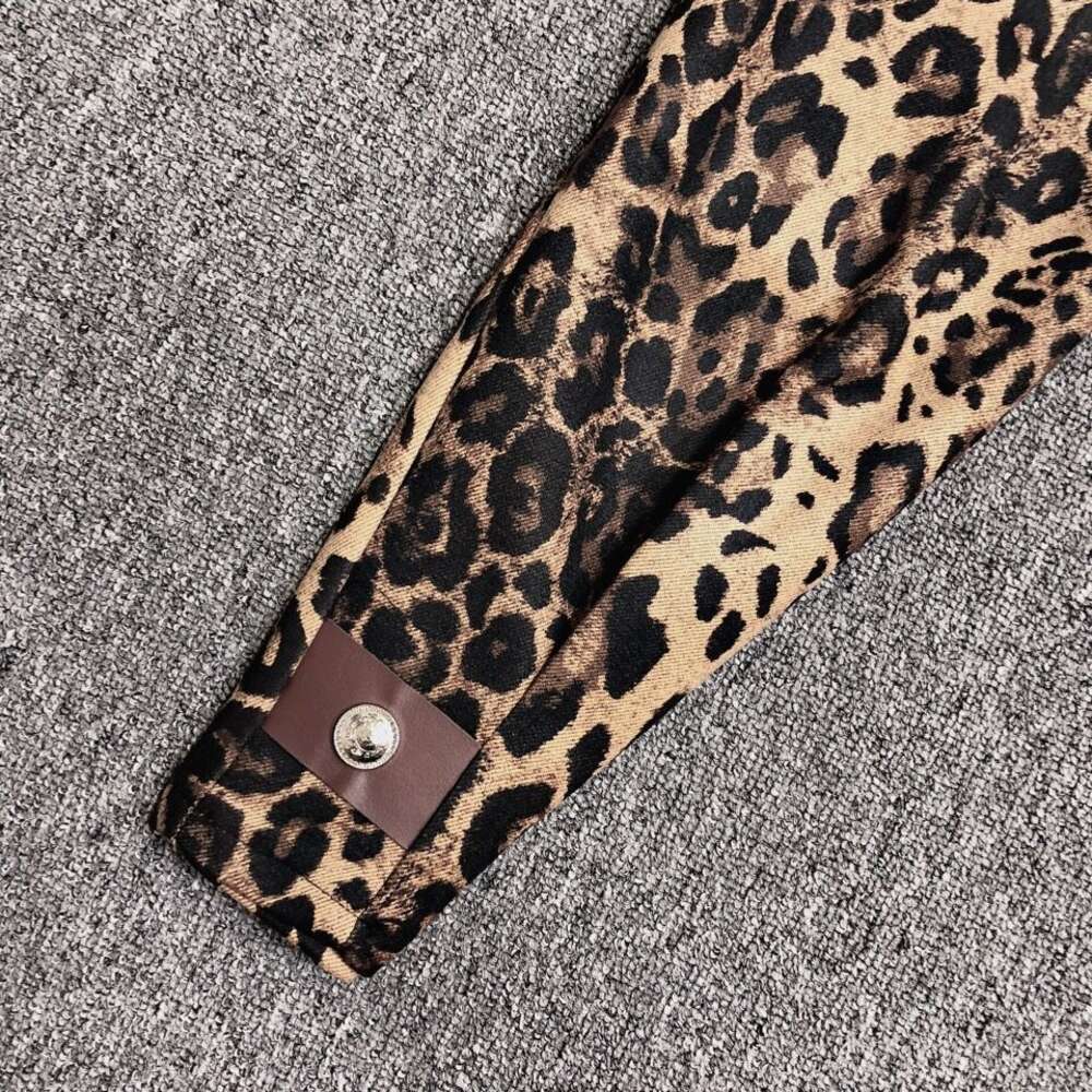 Vêtements pour hommes Leopard Print Leggings Autumn Nouvelle version coréenne décontractée à la mode et polyvalent Slim Fit Martin Men's Pantal