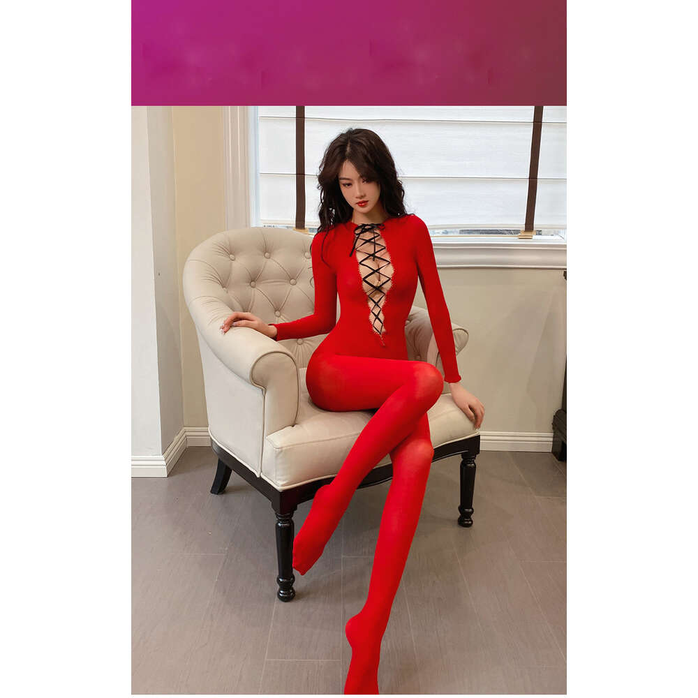 Sexy 10d jumpsuit vazen uitgehouwen uit bodysuitolie van borstdames glanzende glanzende panty's lange mouw hoge elastische bodystocking nieuw