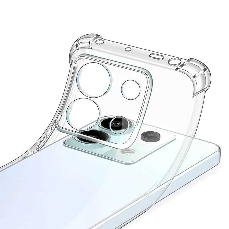 Casos de telefone celular Case de silicone à prova de choque para Mi Redmi Nota 13 12 12s 12t 11 11t 11s 10 10s Pro Plus Pro+ 4g 5g Clear Soft Ultra Fin Shell 240423