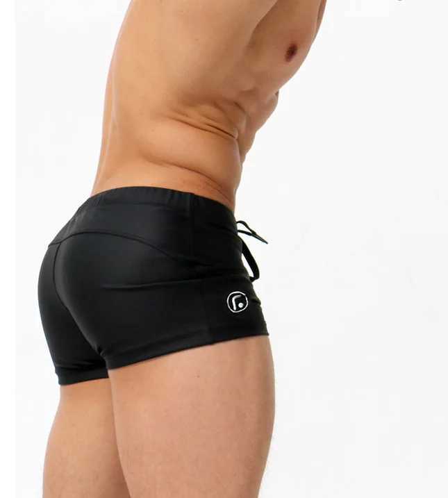 Costumi da bagno maschile ganyanr marchio sexy uomo costumi da bagno classico brasiliano costumi da bagno tagliati nuoto bun di nuoto gay nuoto nuotare tronchi surfshorts d240424