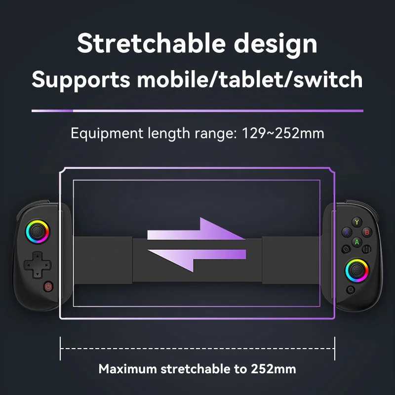 Game Controllers Joysticks Wireless Bluetooth Controller for iOS Android Smartphone Gamepad for Pubg Controller Telescopic Gamepads for Switch Xbox d240424