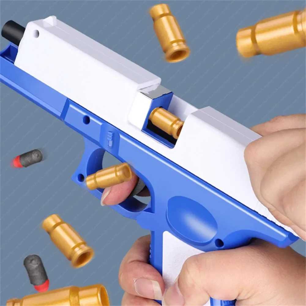 Gun Toys New Glock Shell exply Soft Bullet Toy Gun for Boys Girls Shooting Games Dropshiping Christmas Toysl2404