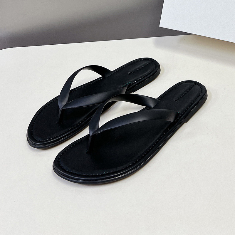 Mode klassisk stil kvinnliga tofflor sommar 2024 nya blandade färger klipp tå design verkar tunna strandskor eva material komfort textur dam flip flops