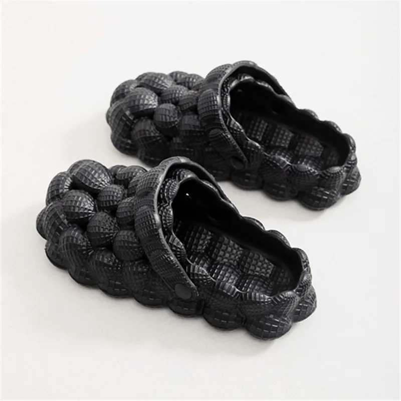 Sandals Shevalues Women Clogs Slippers Cute Bubble Ball Sandals Summer Indoor Massage EVA Slides Outdoor Closed Toe Fashion Beach Shoes 240423