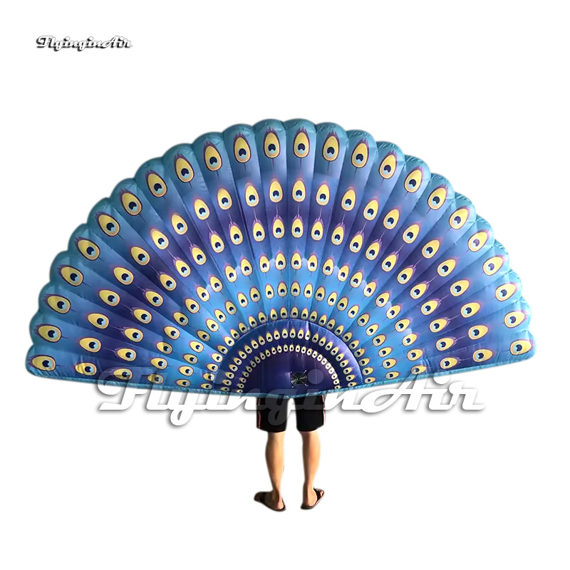 Funding marche gonflable Paacock Tail Costume Costume portable Boule Animal Ailes pour le spectacle d'événements