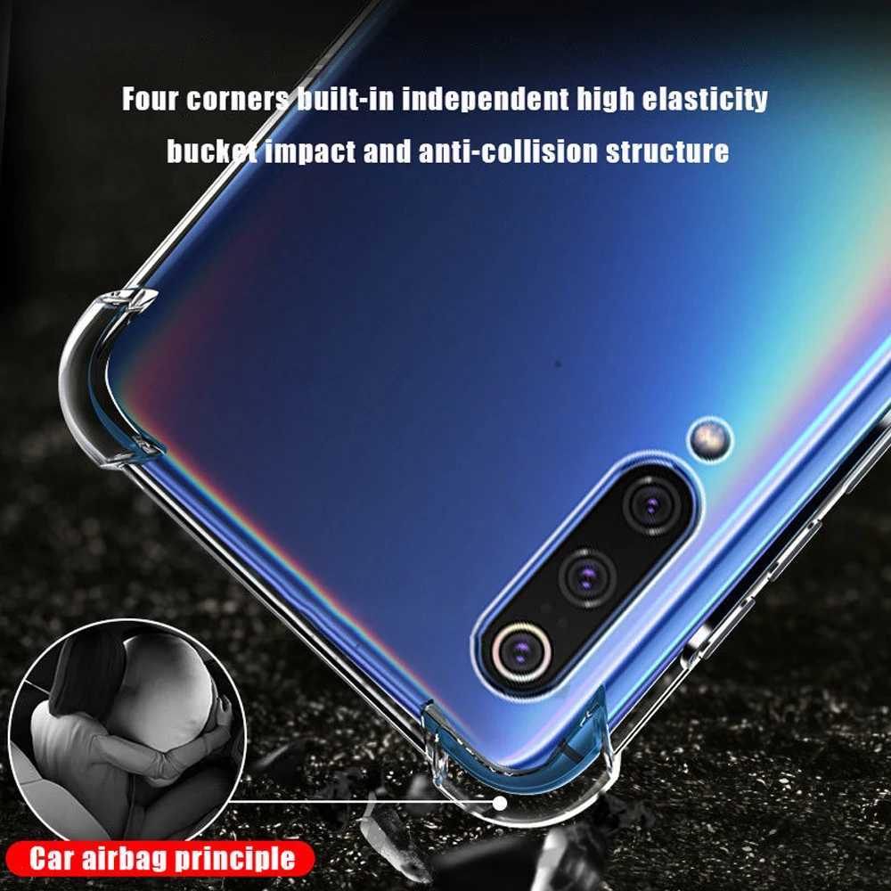 Caisses de téléphone portable Luxury Pumper Silicone Caxe Cover Cover pour Mi MI CC9E CC9 9T Pro 9 Lite SE Accessoires de téléphone mobile