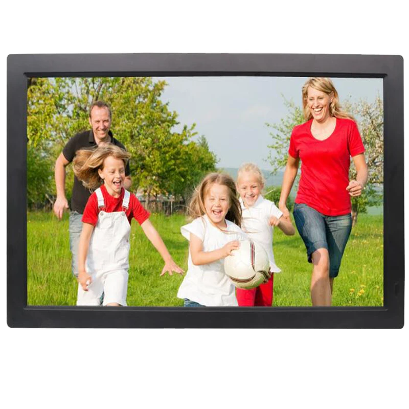 Frames 21.5" Digital Photo Frame Electronic Picture Frame 1440*900 1080P Alarm Clock MP3 MP4 Remote Control