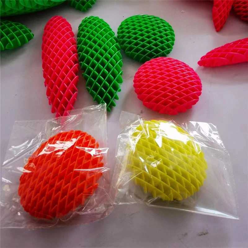 Decompression Toy Decompression Elastic Mesh Toys Solid Printed Radish Decompression Healing Toys Stretch Anti Stress Small Toy Ornaments d240424