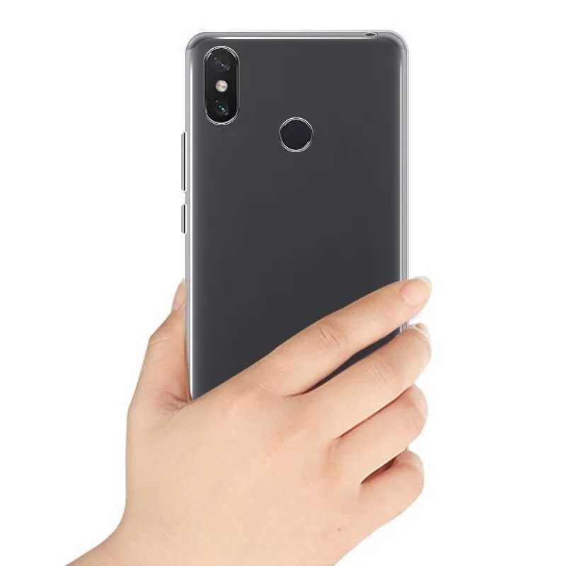 Случаи сотового телефона для прозрачного силиконового телефона Mi Max 3 Soft TPU.