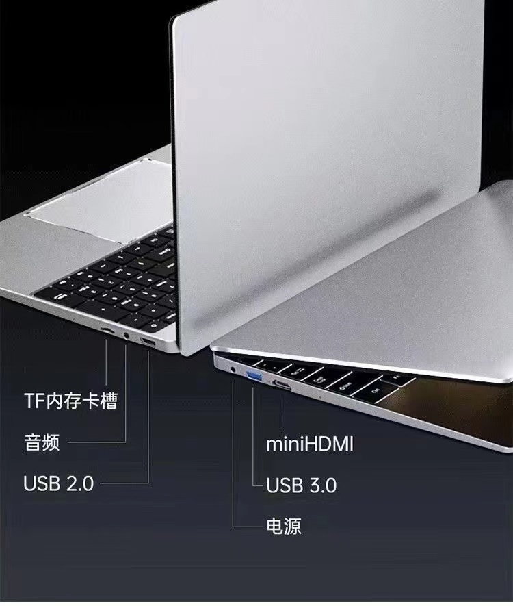 MEIYU Agent brand new super thin Laptop computer computers notebook 14 Inch Low Price Laptop N4000 Quad Core Laptops 8GB RAM 1TB SSD Student Notebook Windows 11