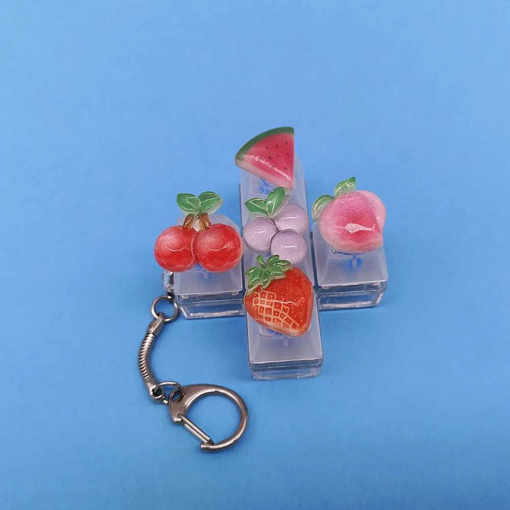 Decompressione Toy KeyCap Keychain Mobile Pendante Fruit Fruit Kawaii dito di punta DECOMPRESSIONE NOVITÀ POP POP VALEGNE GIOCHI RAGGIATO D240424