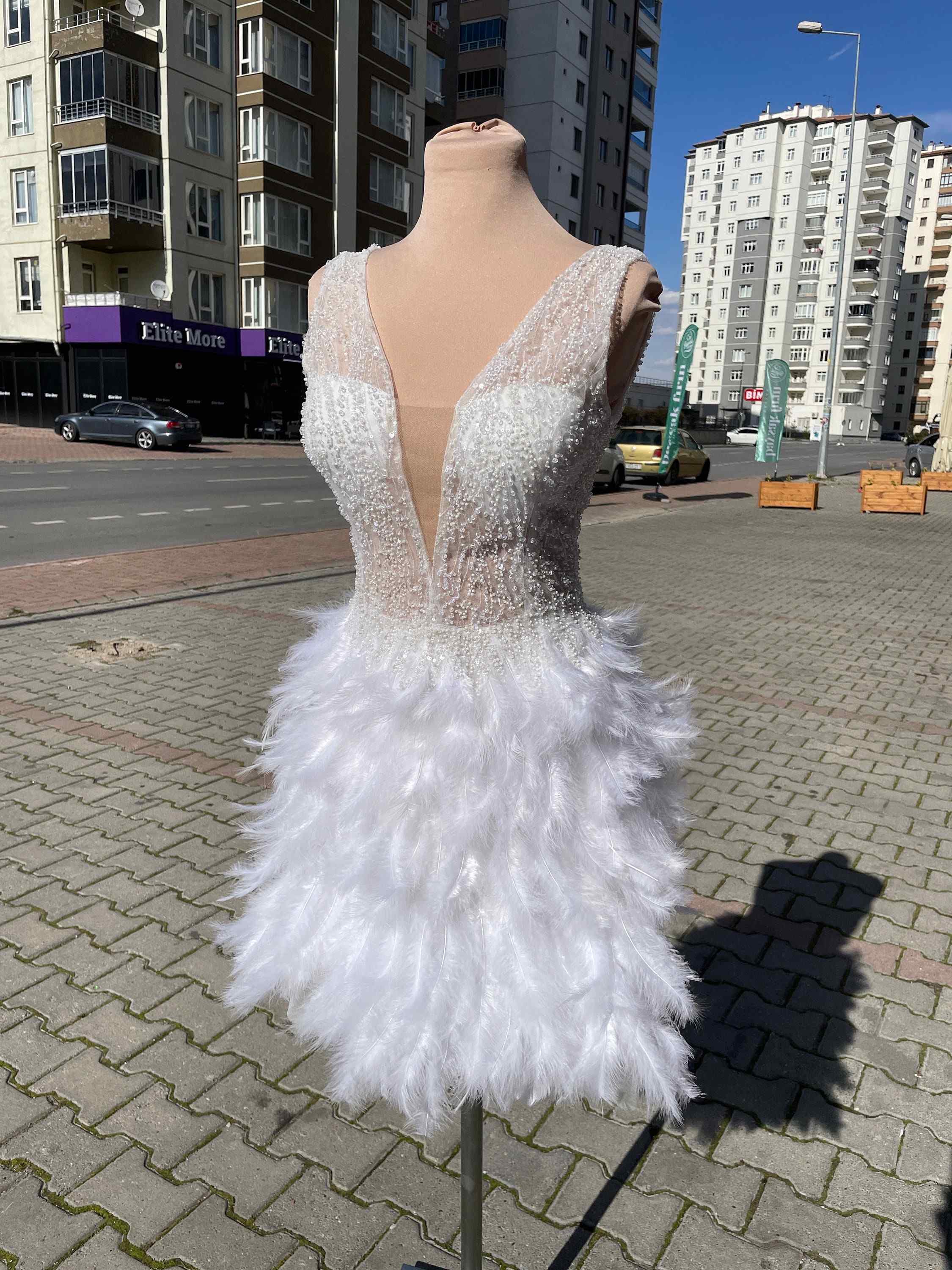 Сексуальные мини -вечерние платья Sequints v Neck Randeveless Prom Prome Пехо короткое платье знаменитости для вечеринки на заказ