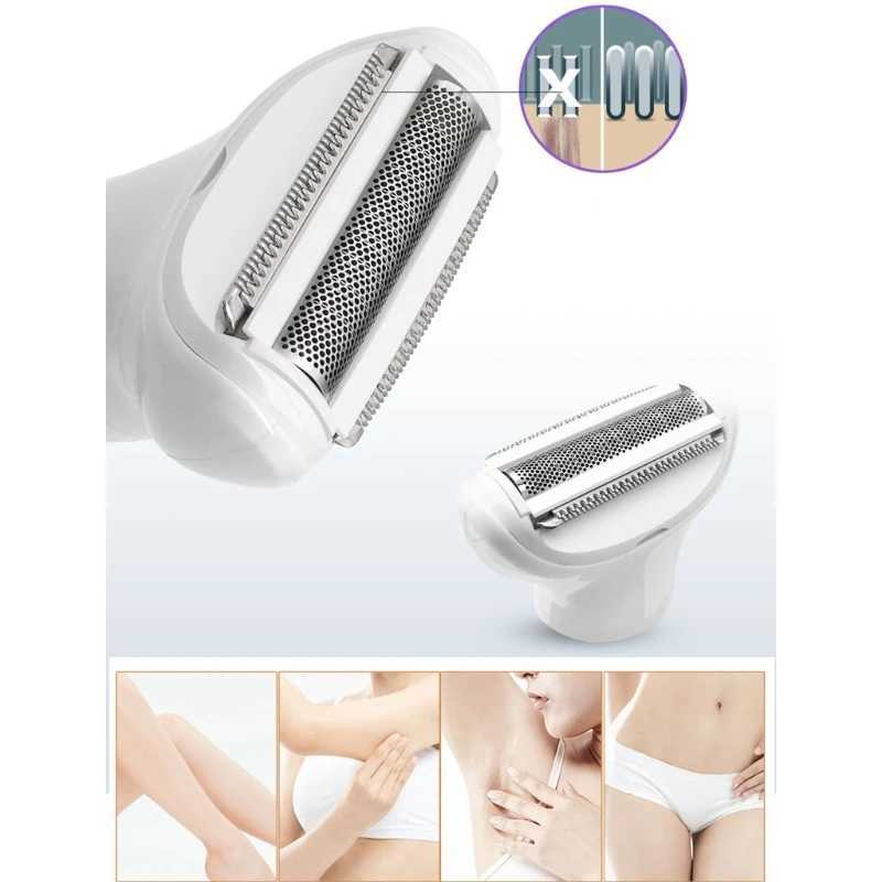 Épilateur 6 en 1 Femmes Electric Epilator Bikini Nez Nose Lady Trimmer Repuré Face Corps Femme indolore De dépilateur D240424