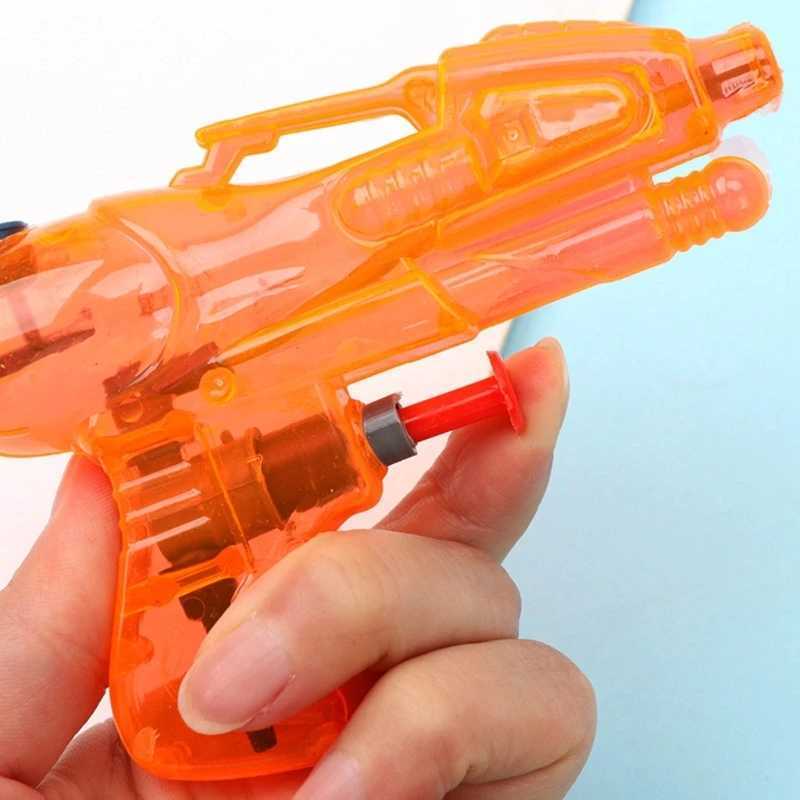 Giocattoli da pistola da 5 pezzi pistole d'acqua in plastica schizzano pistole d'acqua bambini pistole di plastica in plastica casuali la spiaggia esterna che nuota Pooll2404