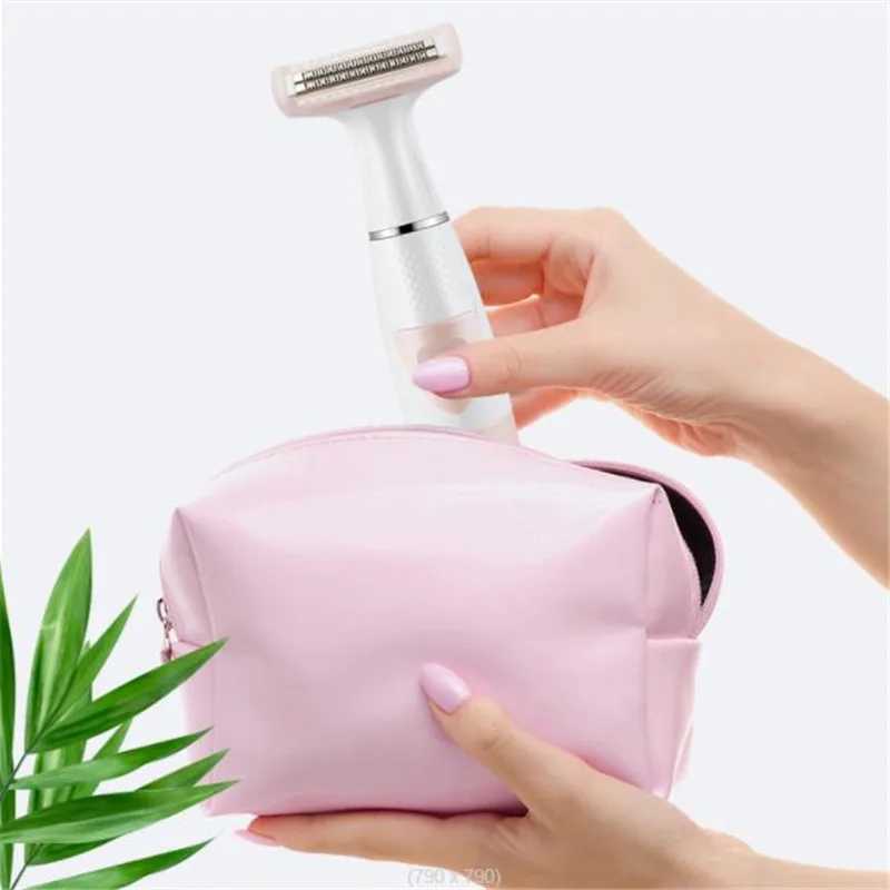 Epilator Portable Electric Body Hair Removal Girls Shaver Private Area Pubic Clipper Lag Lady Epilator Women Bikini Line Haircut Trimmer D240424