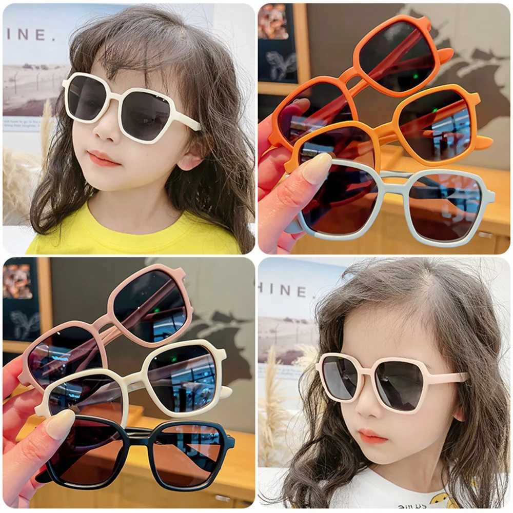 Occhiali da sole bambini occhiali da sole Girls ragazzi occhiali da sole Trendy Cool Girls Baby Fashion Glassoni Sun dalla protezione SUL SECCRO UV400 2022 240423