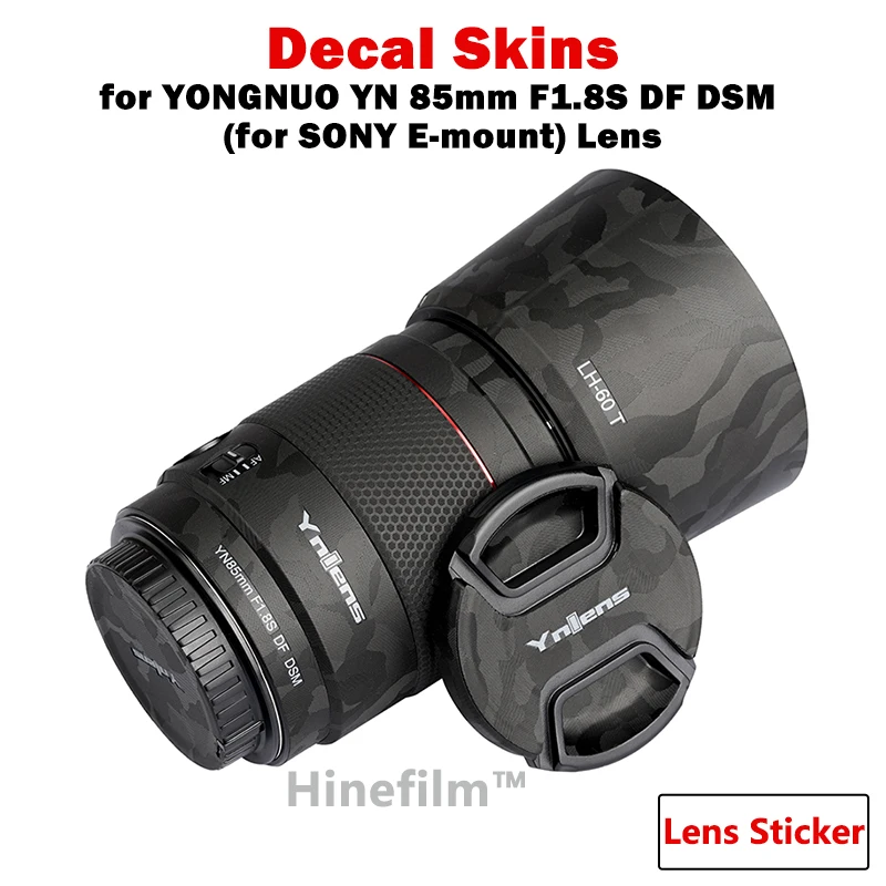 フィルター85 F1.8S Yongnuo Yn85mm F1.8S DF DSM for Sony E Mount Lens Decalプロテクターカバーフィルムのフィルター85 F1.8Sレンズ保護カバースキン