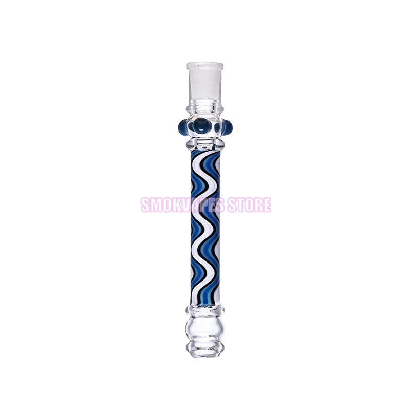 Wig Wig Wig Pipes en verre coloré 10 mm Femelle Femelle filtre Ppipes Hands Porte-cigarette Bubbler Tips Portable Innovative Water Type Water Tuine Huile