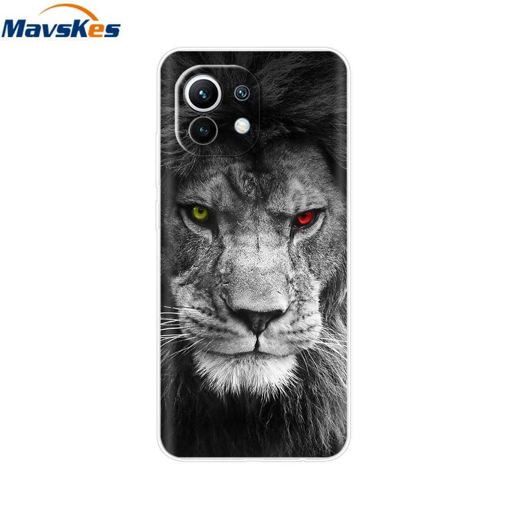 Gevallen voor mobiele telefoons voor Mi Mi 11 Lite Case 11Lite NE Siliconen TPU Clear Soft Phone Cases voor MI 11 Lite NE 5G Cover Mi11 Mi 11 Lite Fundas 240423