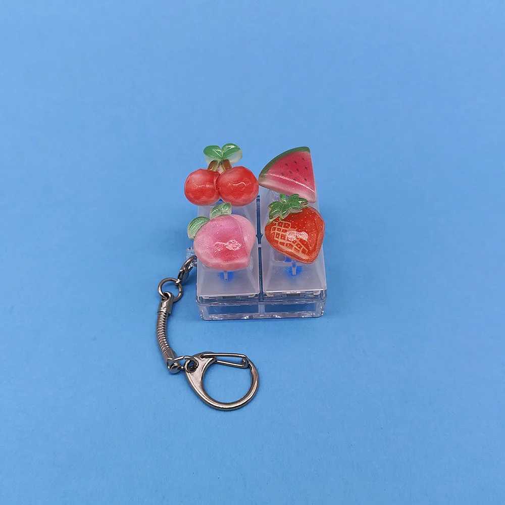 Decompressione Toy KeyCap Keychain Mobile Pendante Fruit Fruit Kawaii dito di punta DECOMPRESSIONE NOVITÀ POP POP VALEGNE GIOCHI RAGGIATO D240424