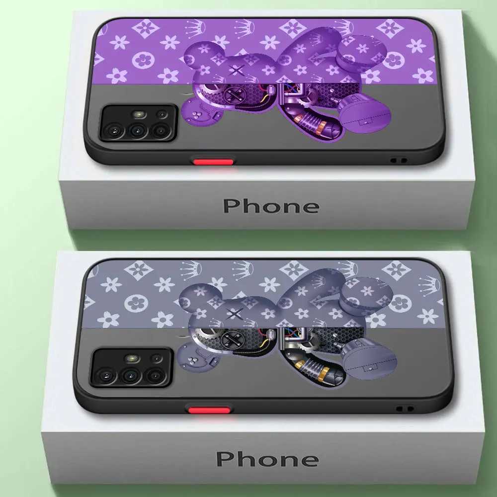 Połączenia telefonów komórkowych Matte Case dla Samsung Galaxy A54 5G A53 A21S A73 A72 A71 A70 A50 A52 A22 A14 A13 4G A12 A32 A24 Zakłada telefon