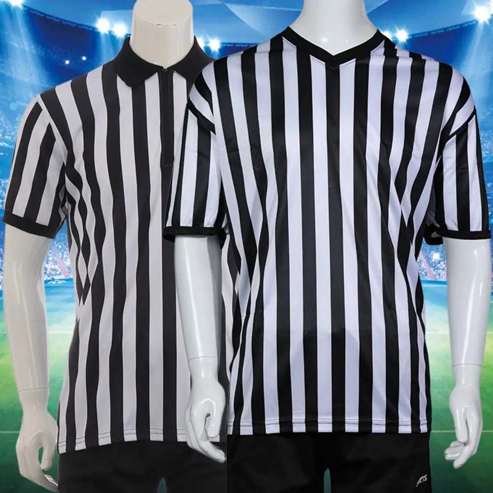 Fani Tops Tees Reference Mundur Professional Mens Football Reference T-Shirt T-SPORT DECLINE DECLINE REFERTHIRT JERSEY Y240423