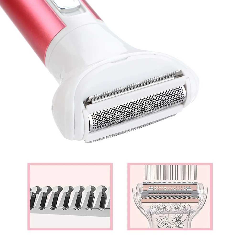 Épilatateur humide et sec disponible pour dames Shaver Set cinq en un épilateur aisse coiffure Clair Pièces privées Contructeur de réparation de réparation de rasage D240424