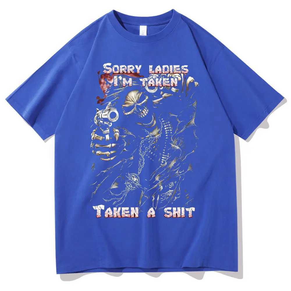 メンズTシャツエピックスカルマングラフィックTシャツごめんなさいレディースイムはたわごとTシャツおかしな男性女性ヴィンテージTシャツメンズブラックストリートウェアl2425