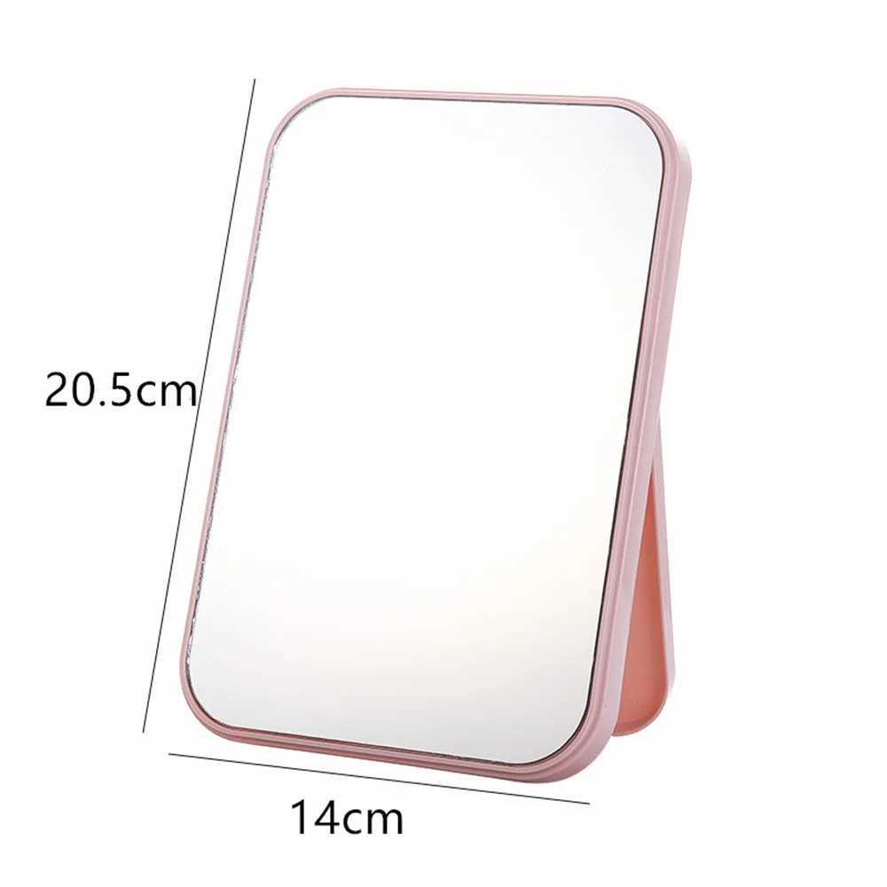 Miroirs de bureau pliant miroir de maquillage portable dortoir étudiant de bureau petit miroir miroir de vinaigrette femelle avec miroir princesse