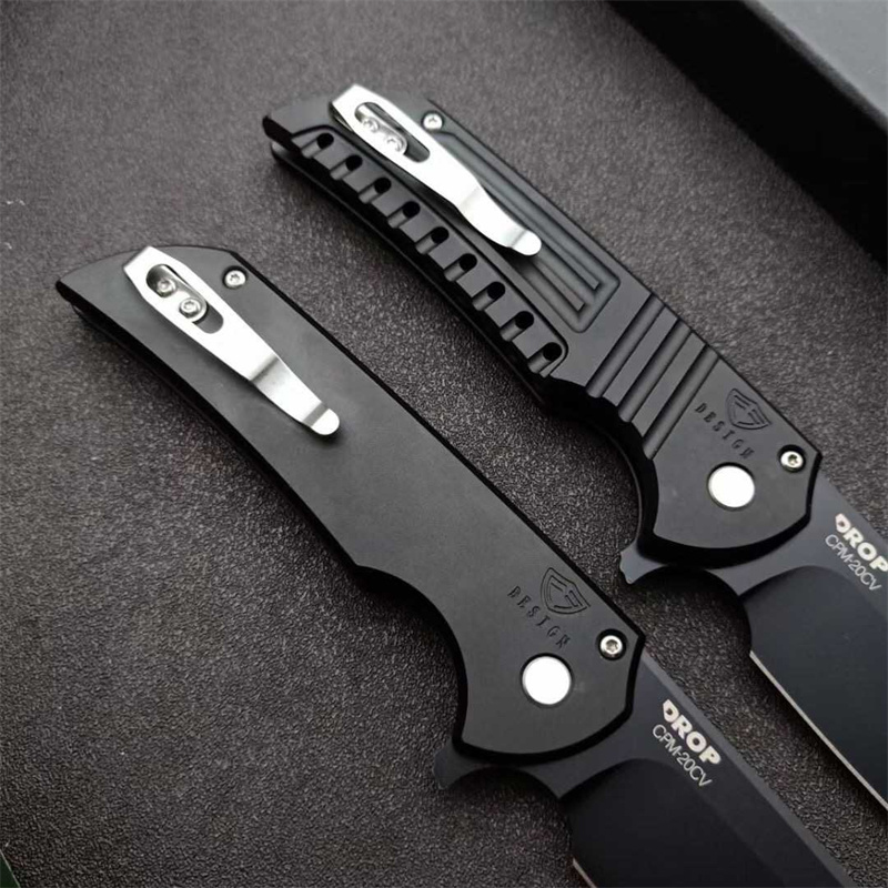 Newest ProTech Forge Mordax Manual Folding Knife Automatic Flipper Tactical Knife D2 Blade 6061-T6 Handle Quality Outdoor Camping Self Defense EDC Tool 3407 2203 920