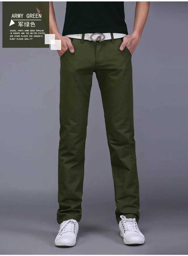 Pantalones para hombres pantalones de otoño e invierno color sólido sólido strech pantalones de negocios formales pantalones para hombres D240425