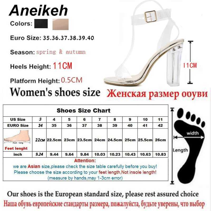 Sukienka Seksowne przezroczyste pompki PVC Sandały Perspex wysokie obcasy damskie Pasek klamry impreza klub nocny zapatillas de Mujer Nowy H240425