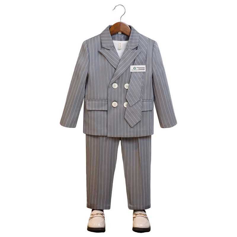 Suits Children Formal Jakcet Pants Piano Party Dress Kids Wedding Ceremony Photograph Suit Flower Boys Performance Dacne Costume