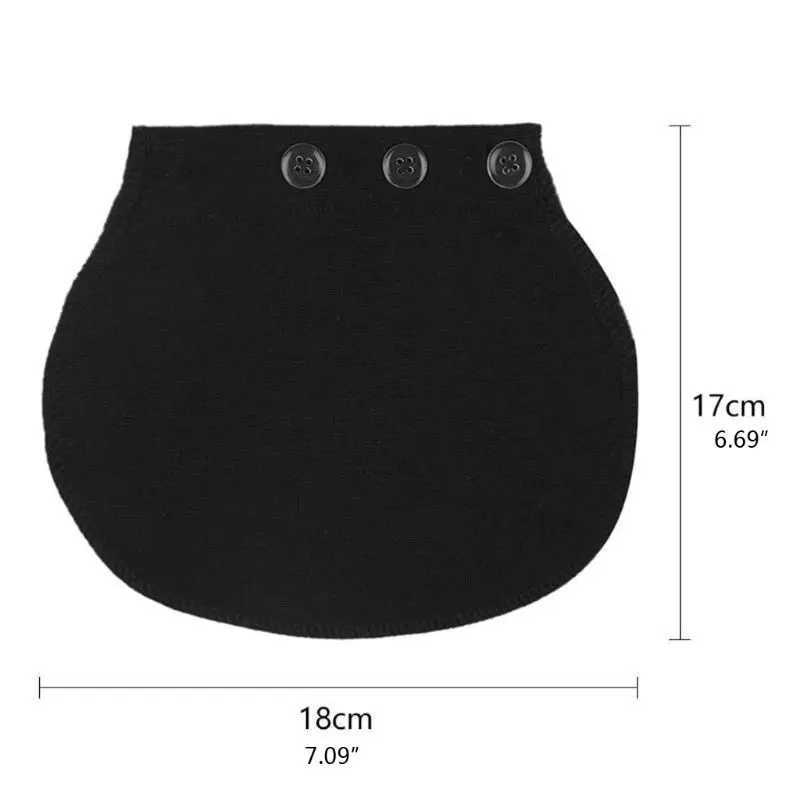 Porterni di maternità Maternità Belta di gravidanza Maternità Belva della cintura morbida pantaloni elastici Elastico Extender in vita Allungarsi Pulsante Mother Sliose Beltl2404